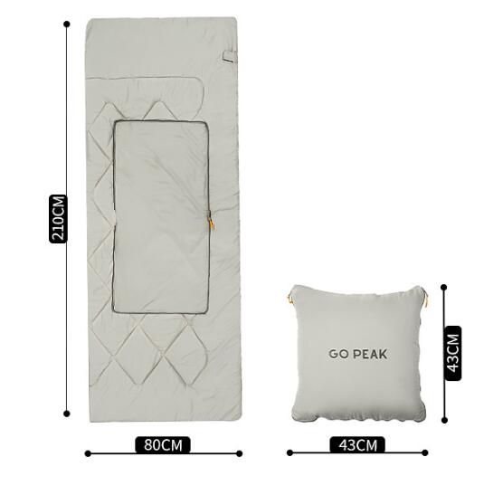 キャンプ用品 多機能抱き枕型寝袋 保温仕様 キャンプ用