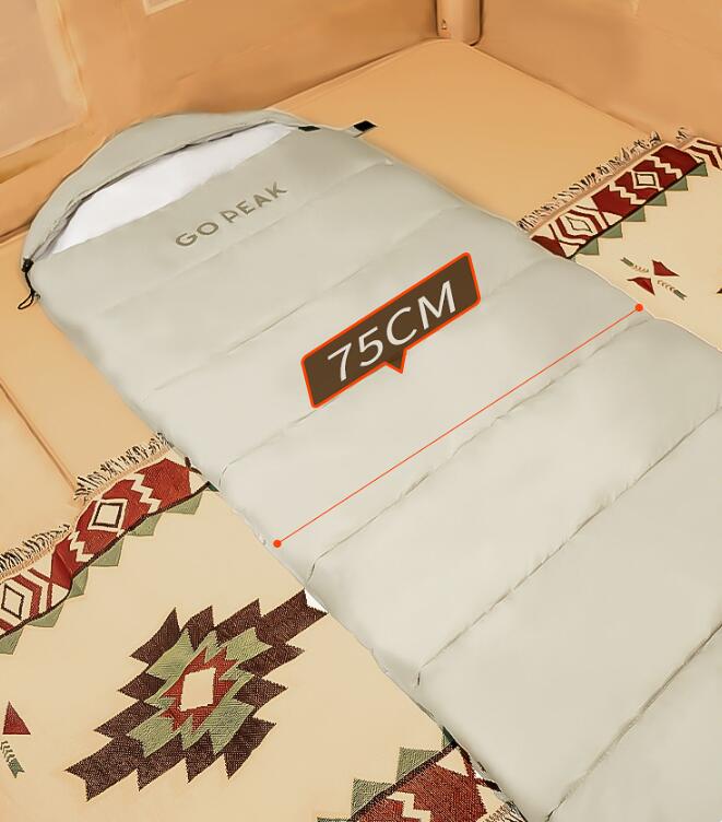 キャンプ用品 封筒型寝袋 保温抱き枕タイプ 冬用