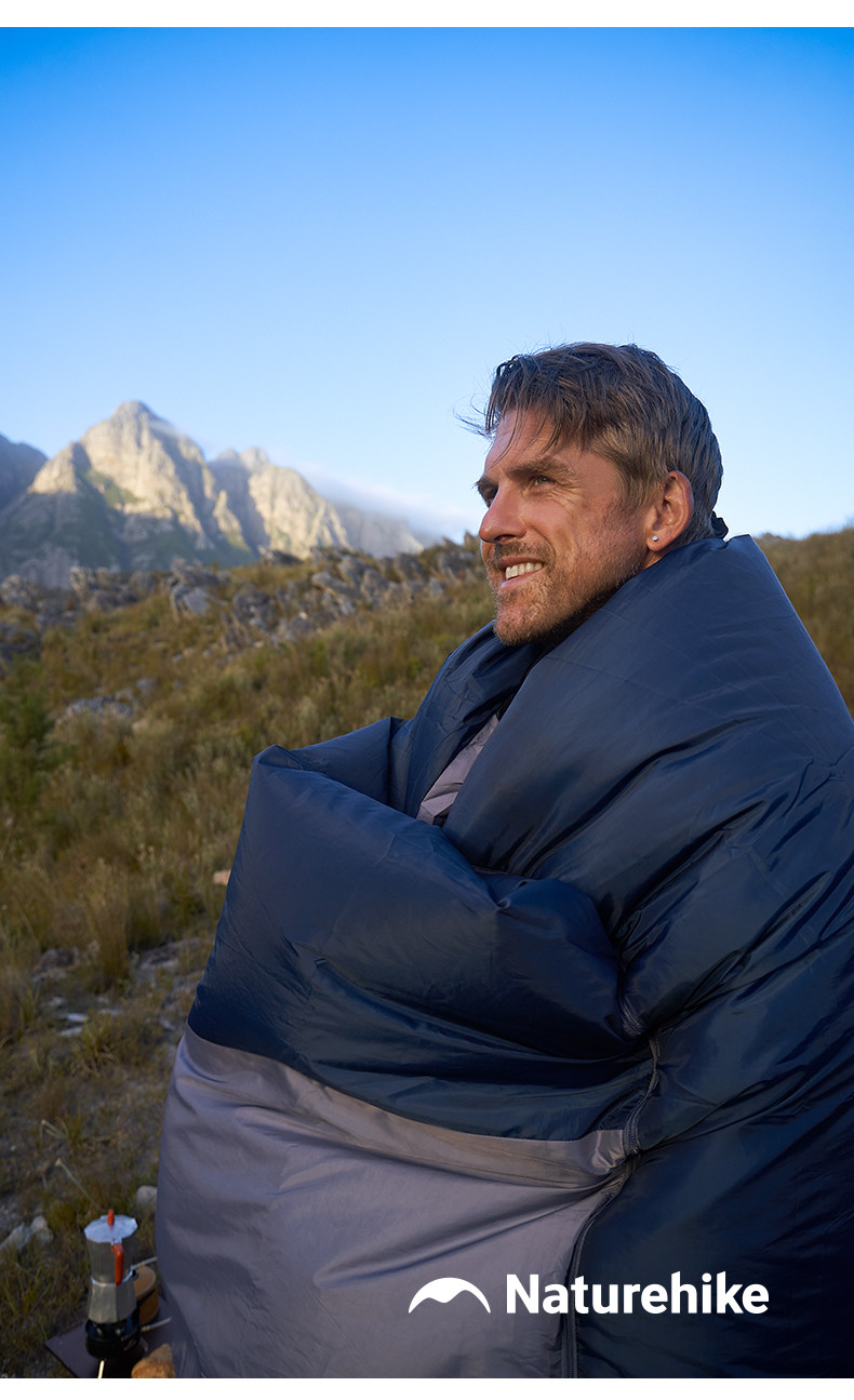 キャンプ用品 軽量封筒型寝袋アウトドア快適仕様