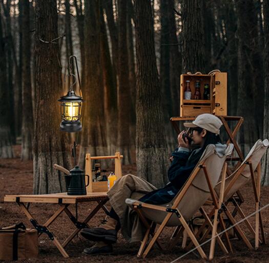 キャンプ用品 手持ち馬灯風ランタン 屋外キャンプ灯 吊り下げ式