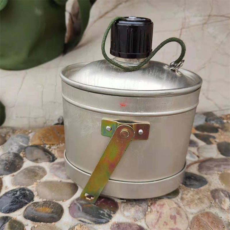キャンプ用品 ソロキャンプ向け軍用型水筒飯セット専用収納袋付き