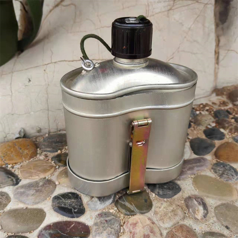 キャンプ用品 ソロキャンプ向け軍用型水筒飯セット専用収納袋付き