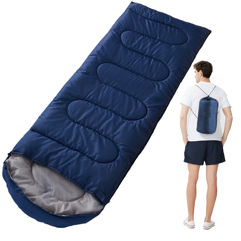 キャンプ用品 軽量携帯式封筒型寝袋