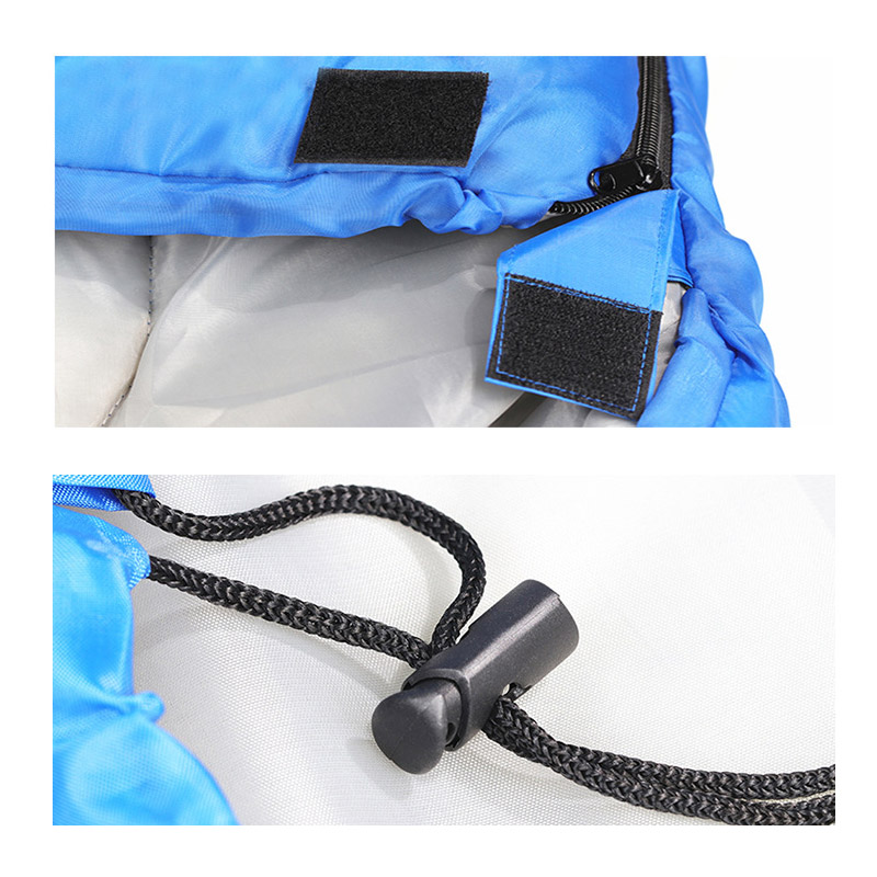 キャンプ用品 封筒型寝袋 枕付き コンパクト 通気性 撥水加工