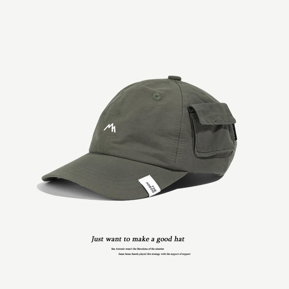 キャップ　メンズ 山頂シンプルベースボールキャップ
