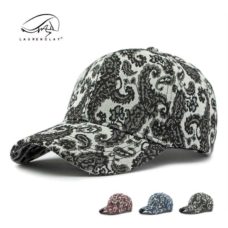 キャップ　メンズ メンズ ペイズリー柄 ベースボールキャップ 3色展開 おしゃれハット