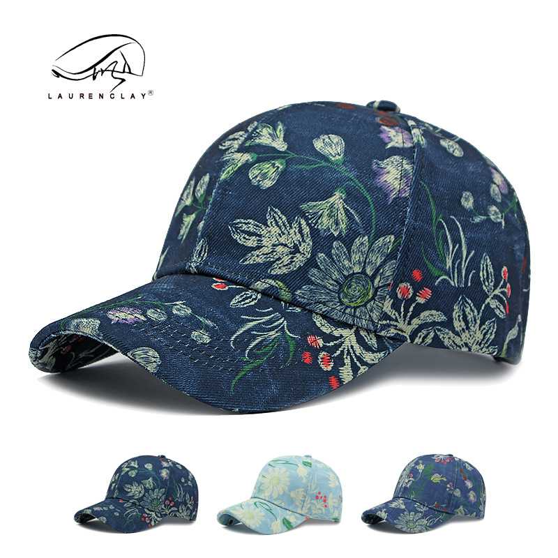 キャップ　メンズ 花柄デザイン ベースボールキャップ メンズ 3色展開