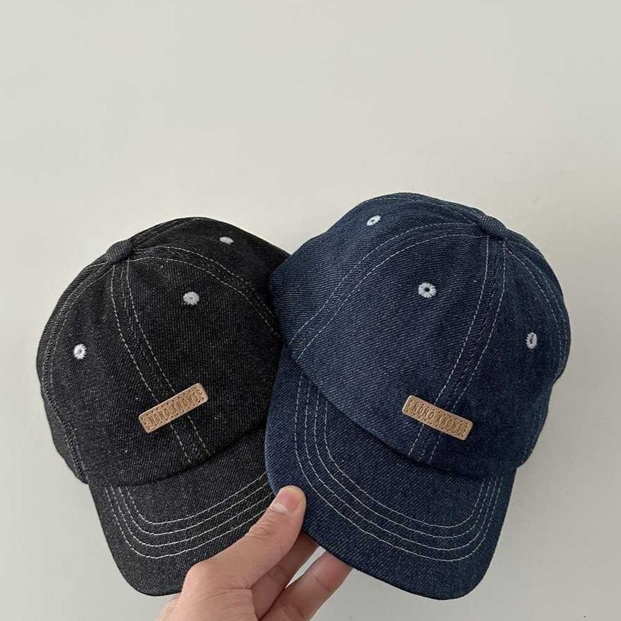 キャップ　メンズ デニム素材の上質ベースボールキャップ