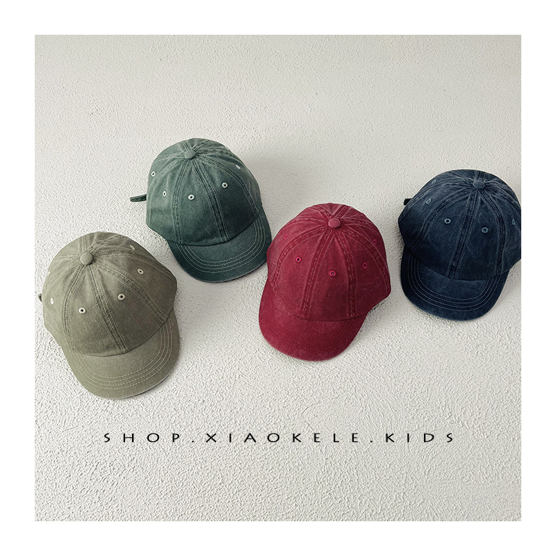 キャップ　メンズ 風合い豊かな洗い加工ベースボールキャップ