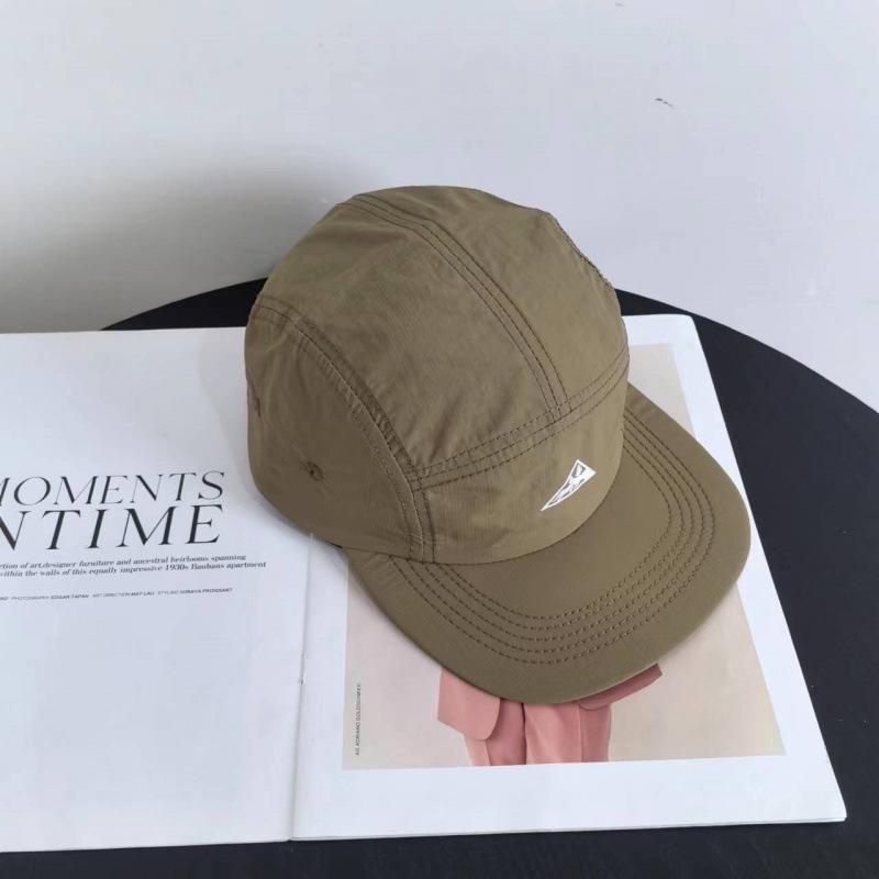 キャップ　メンズ シンプル五角形キャンプキャップ