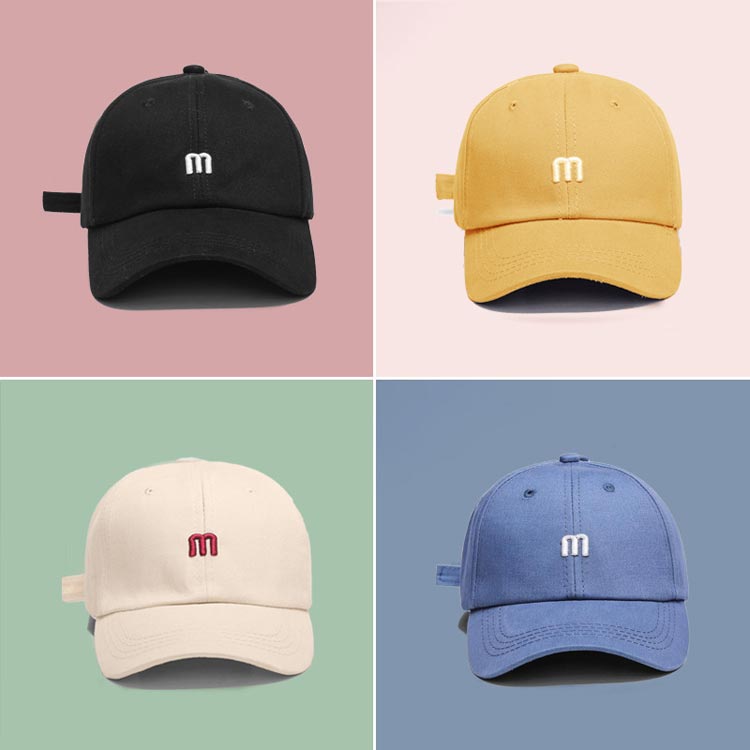 キャップ　メンズ シンプルワンポイント ベースボールキャップ