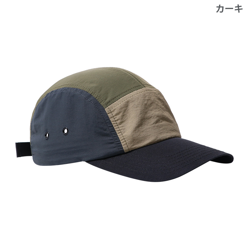 キャップ　メンズ メンズ 切替デザイン ベースボールキャップ 紫外線対策帽子