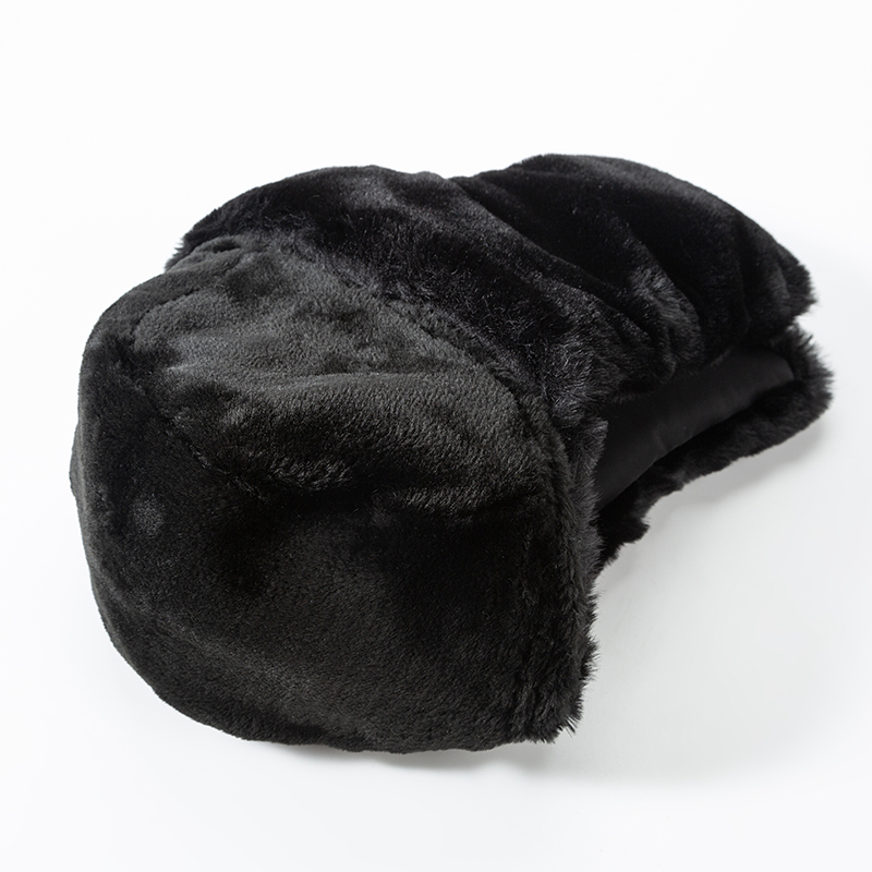 メンズ キャップ ボリュームファー付き防寒フライトキャップ