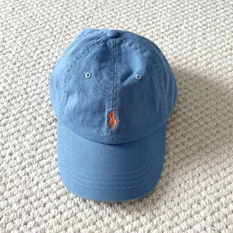 キャップ　メンズ 上質素材 馬刺繍 ベーシックキャップ