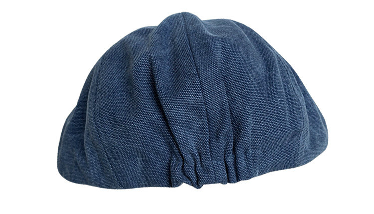 メンズ キャップ 八方縫製リネン調生地クラシックハンチング帽