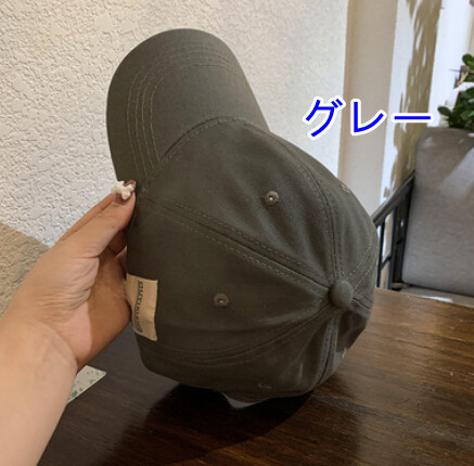 キャップ　メンズ バイカラー ベースボールキャップ 小顔効果 紫外線対策 メンズ帽子