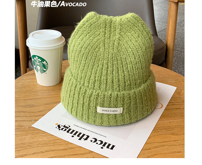 メンズ キャップ もこもこボア素材のワッチ型ニット帽