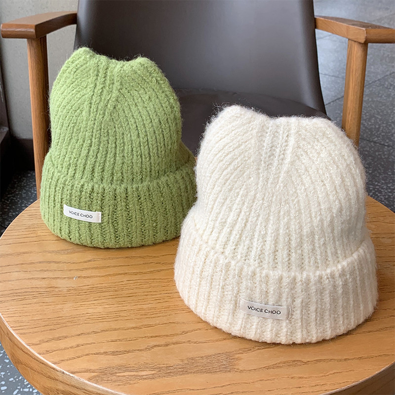 メンズ キャップ もこもこボア素材のワッチ型ニット帽