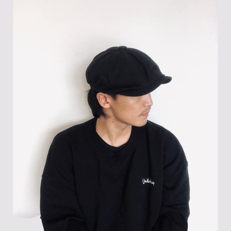 キャップ　メンズ 八角形ワークスタイル綿素材ハンチング帽