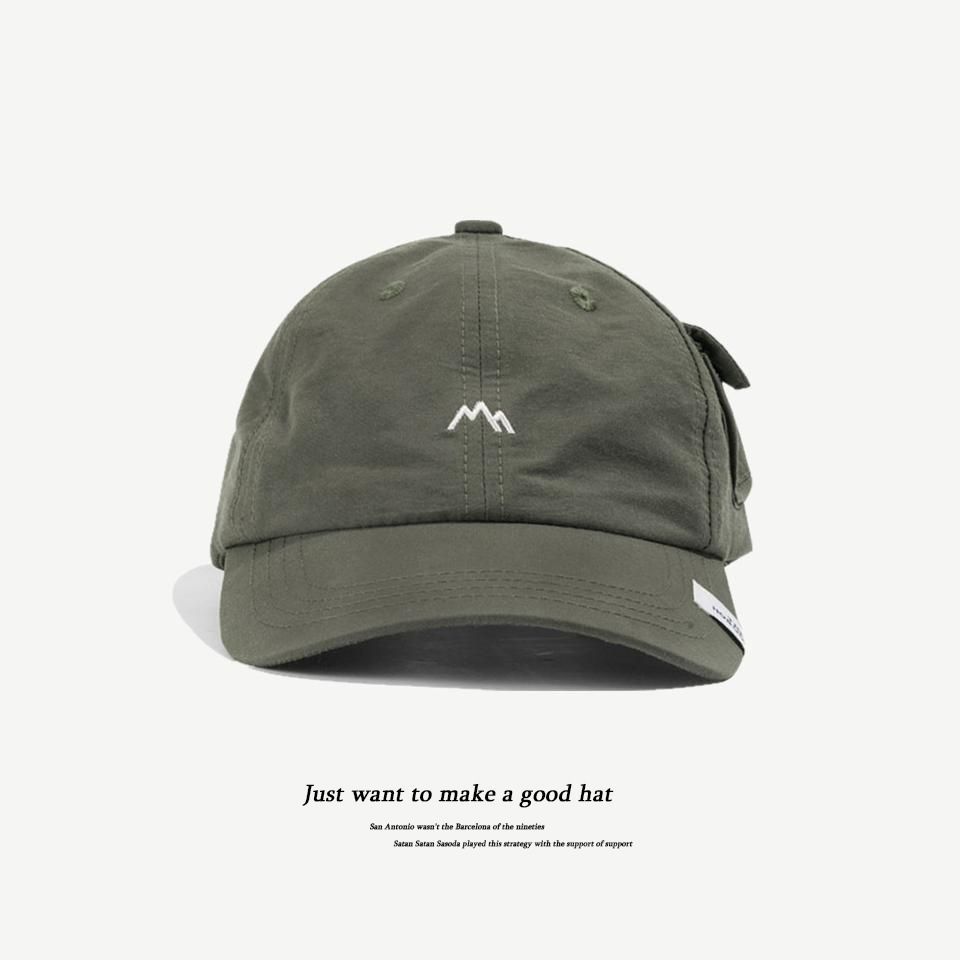 キャップ　メンズ 山頂シンプルベースボールキャップ