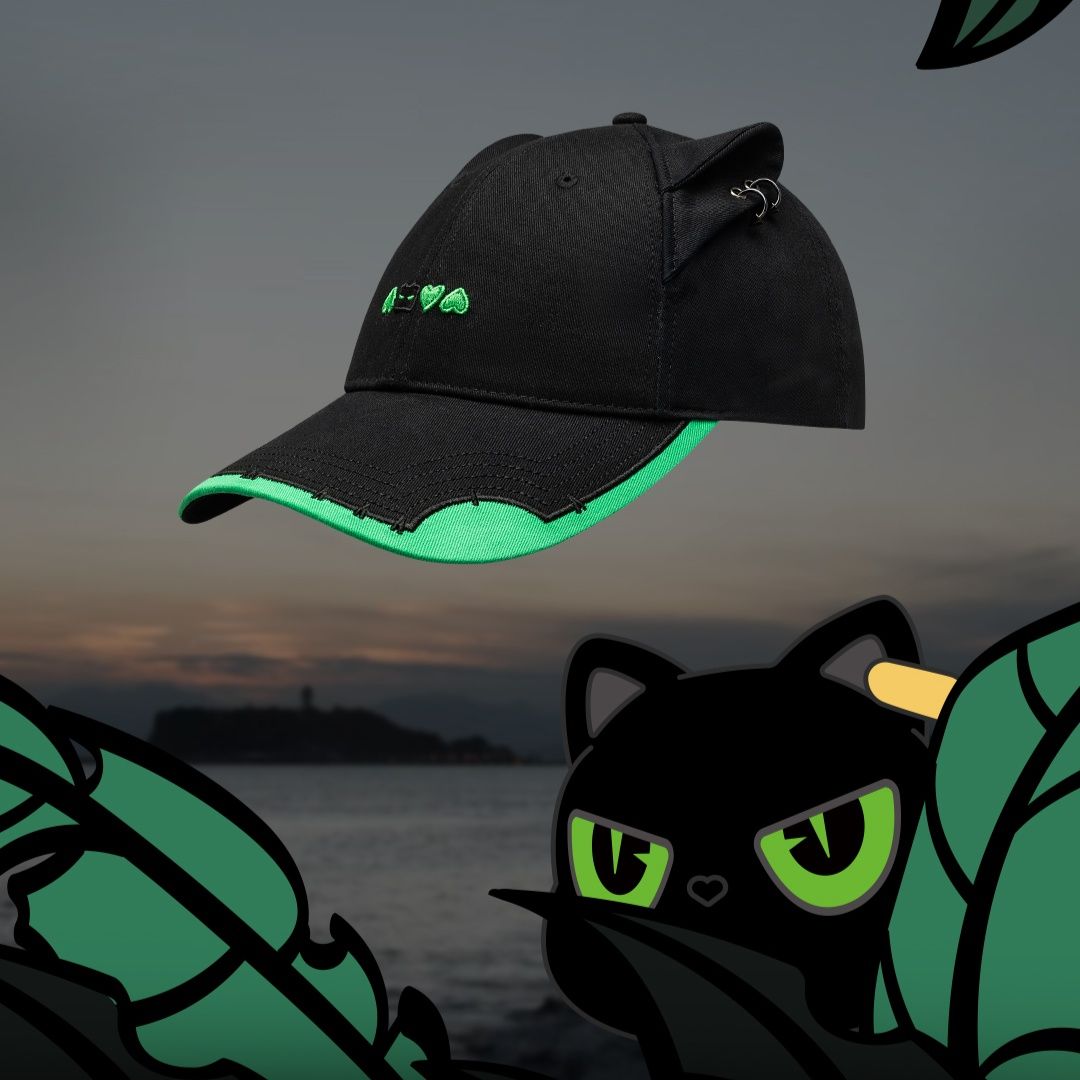ランニングキャップ ねこみみスポーツキャップ