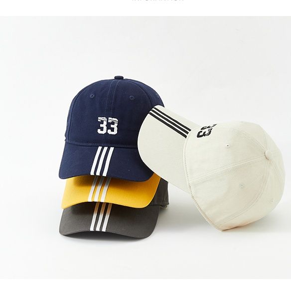 ランニングキャップ 数字シンプルスポーツキャップ