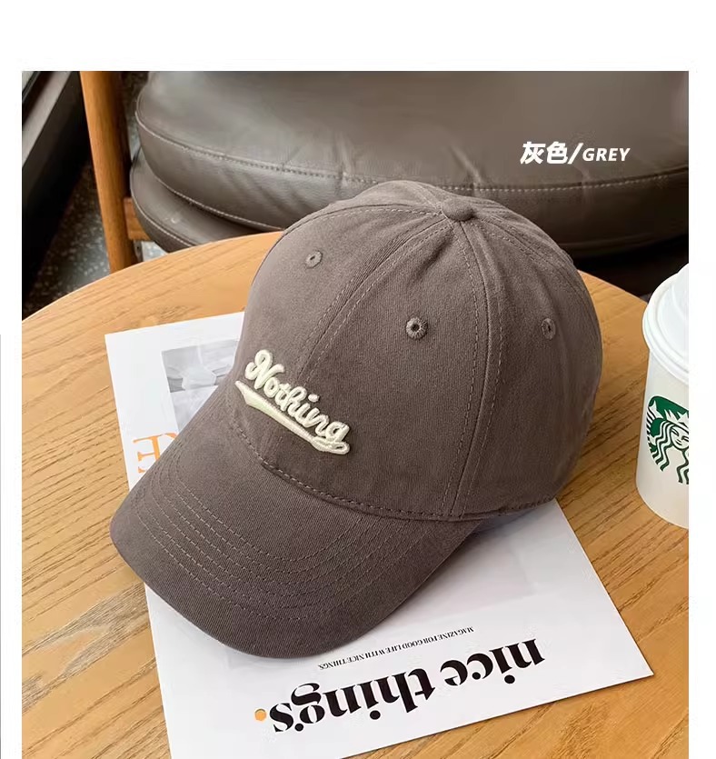 ランニングキャップ ランニングキャップ シンプル刺繍入りスポーツ帽子