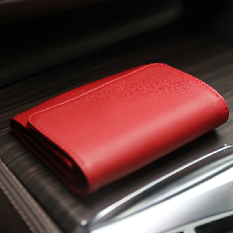 多機能収納革製名刺入れ