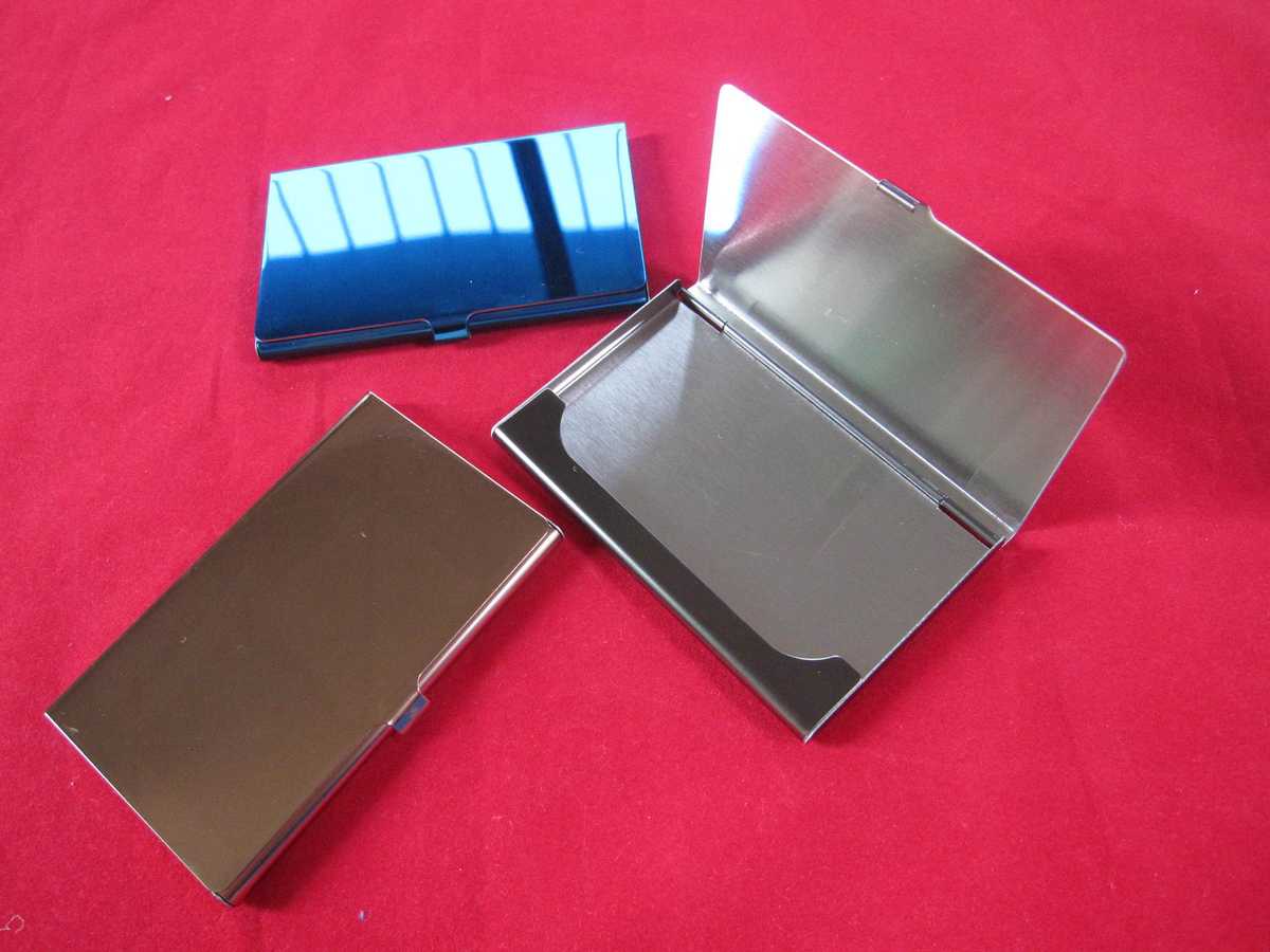 シンプル洗練 名刺入れ 薄型