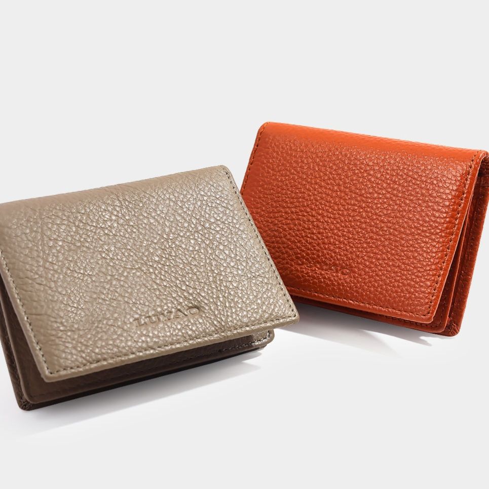 名刺入れ 天然革のシンプル仕立て名刺入れ