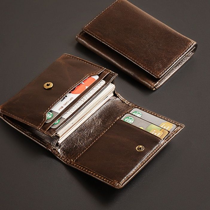 上質牛革多機能ビジネス名刺入れ