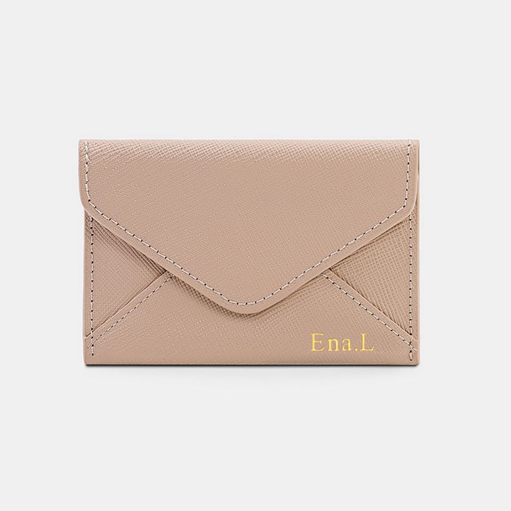 名刺入れ 封筒型本革名刺入れ