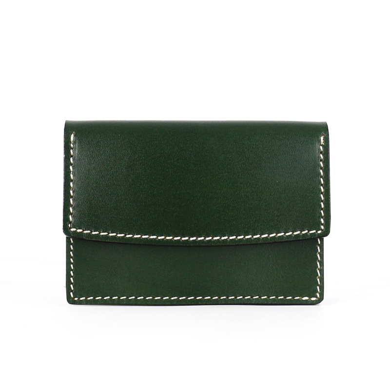 職人手縫いステッチ本革ビジネス名刺入れ