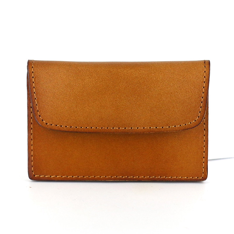 名刺入れ 手縫いステッチが美しい本革名刺入れ