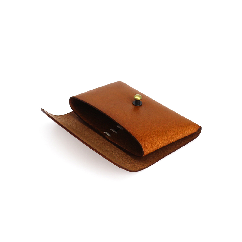 封筒型本革名刺入れ