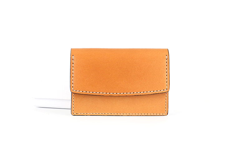 職人手縫いステッチ本革ビジネス名刺入れ