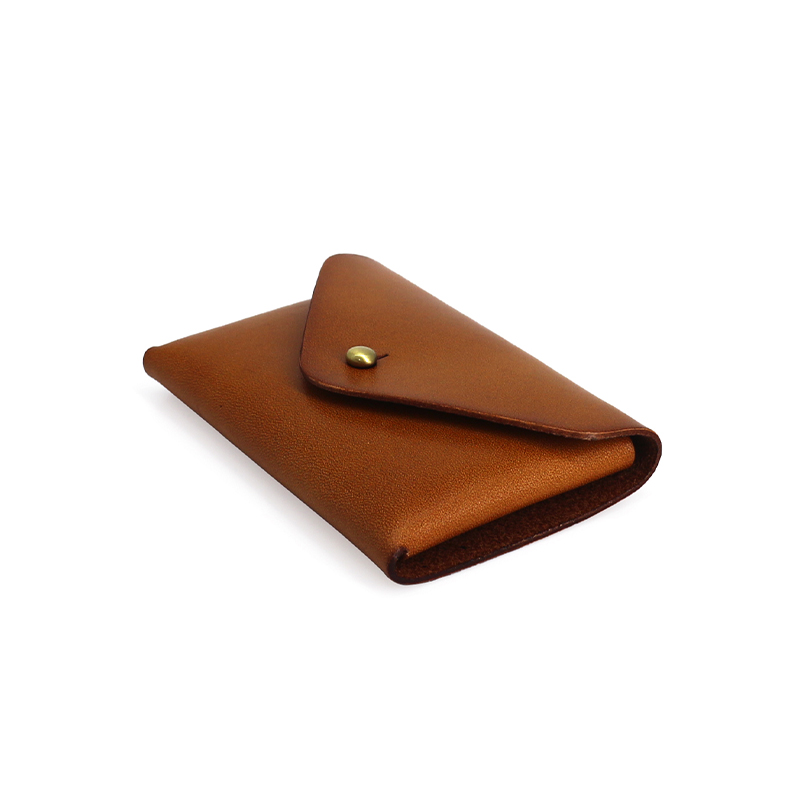 封筒型本革名刺入れ