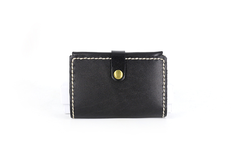 手縫いステッチ本革名刺入れ