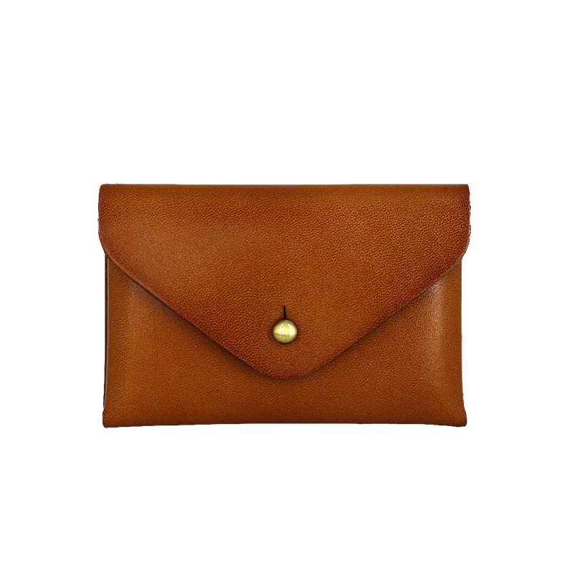 封筒型本革名刺入れ