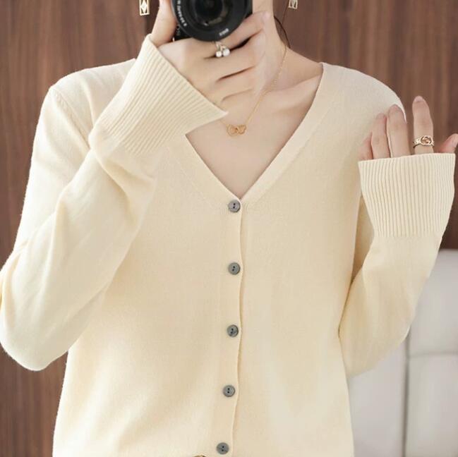 レディースカーディガン ショート丈ニットカーディガン レディース 5色展開 大人気