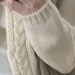 レディースカーディガン フランス風デザイン 上品ケーブル編み ショート丈 ニットカーディガン