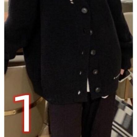 レディースカーディガン 上品ミドル丈カーディガン ニットトップス レディース 2色展開