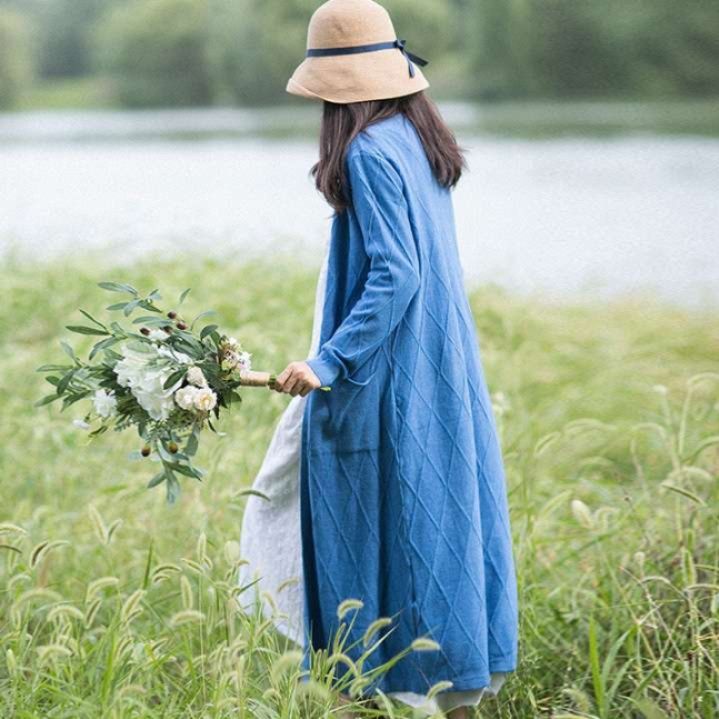 レディースカーディガン 草原に似合う ゆったりカーディガン 羽織りもの