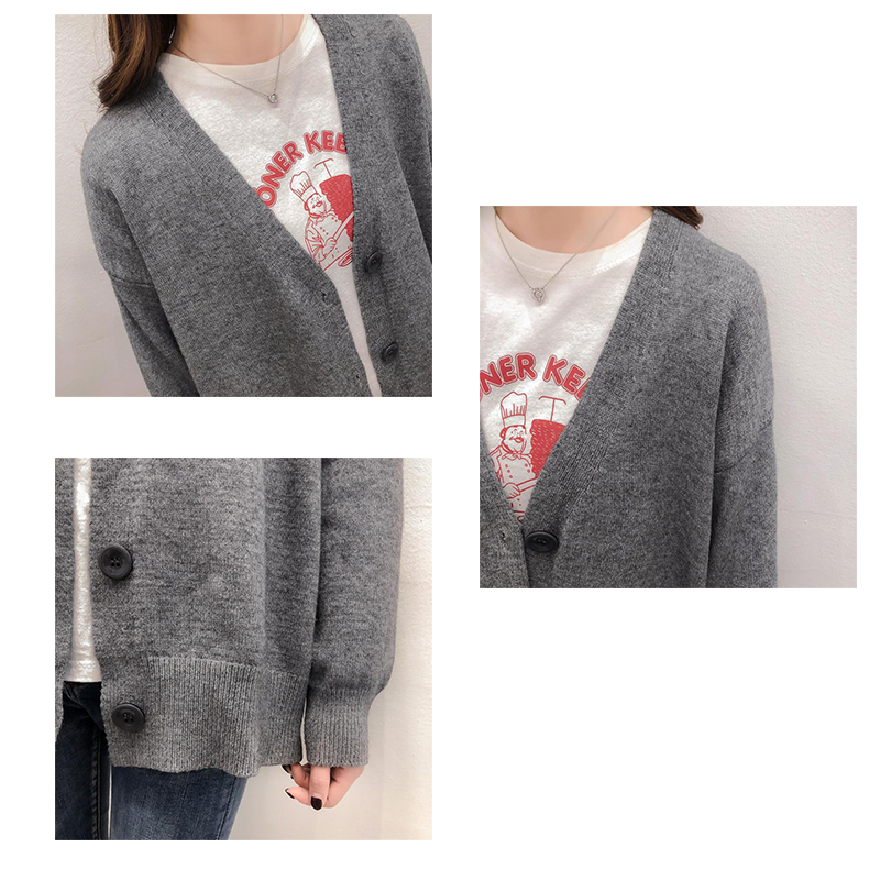 レディースカーディガン レディース ミドル丈カーディガン 長袖ボタン羽織