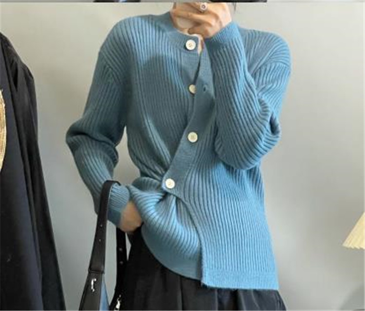 レディースカーディガン ミドル丈カーディガン厚手暖かカーディガン　アウトドアにもおすすめ