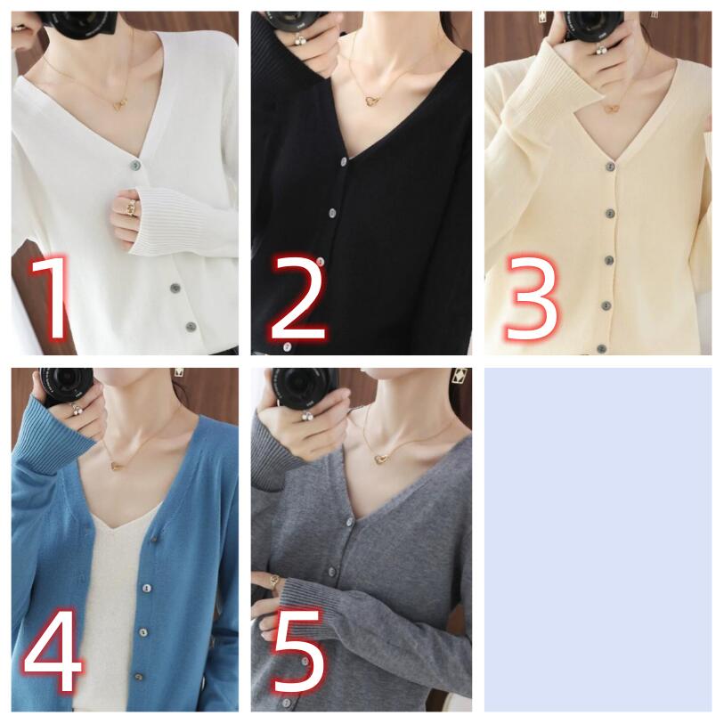 レディースカーディガン ショート丈ニットカーディガン レディース 5色展開 大人気