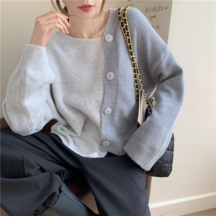 レディースカーディガン ニットカーディガン ミドル丈 セーター トップス