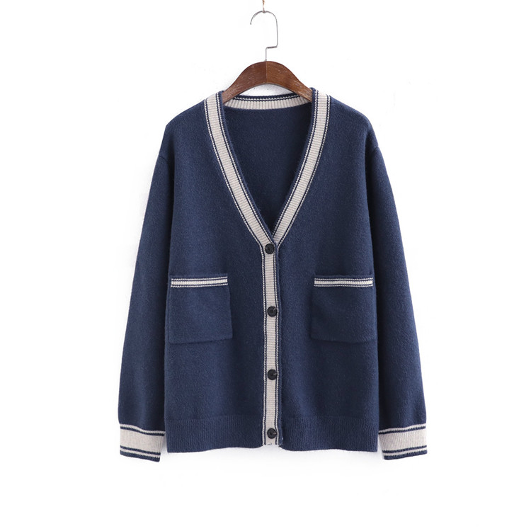 レディースカーディガン レディース ショート丈カーディガン 長袖ニットセーター