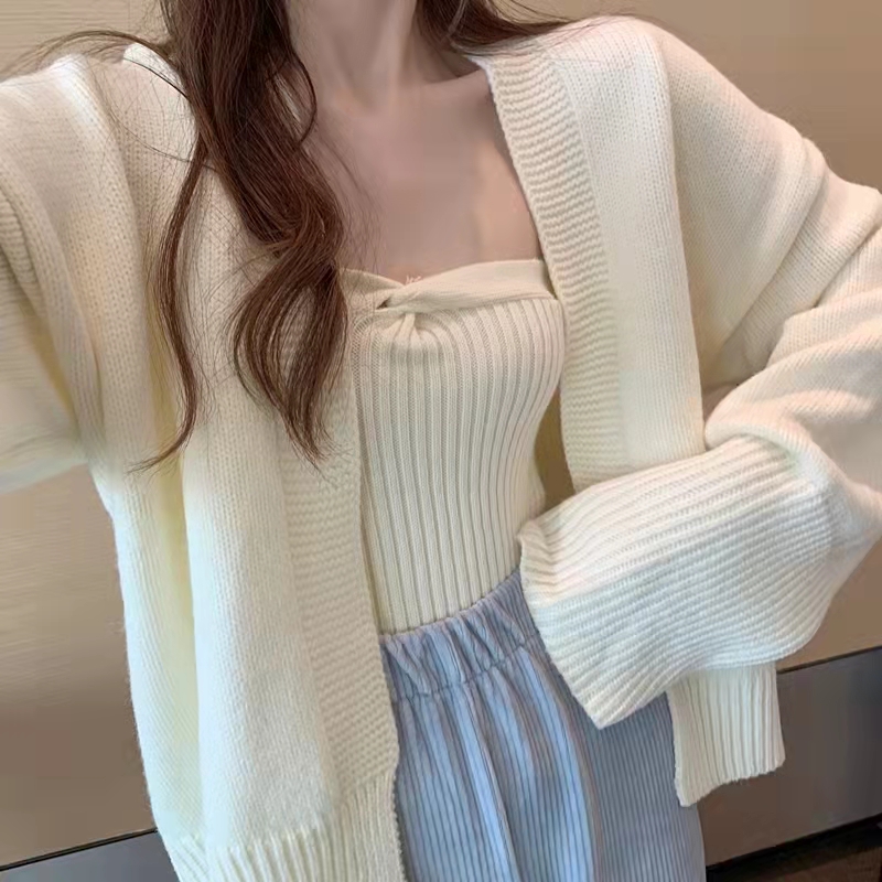 ニットカーディガン ニットカーディガン ふんわり優しいモヘアカーディガン