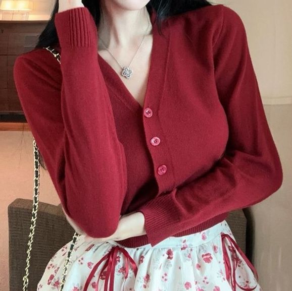 ニットカーディガン ニットカーディガン ふわり優美なモヘアカーディガン